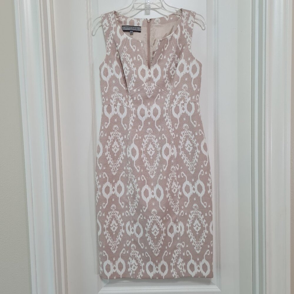Anne Klein Print Sheath Dress, 6